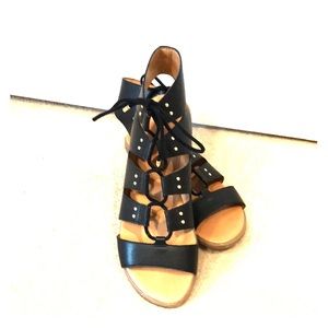 Black Gladiator Sandals